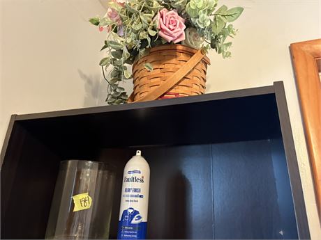 Glass Vase, Foral Basket, Starch