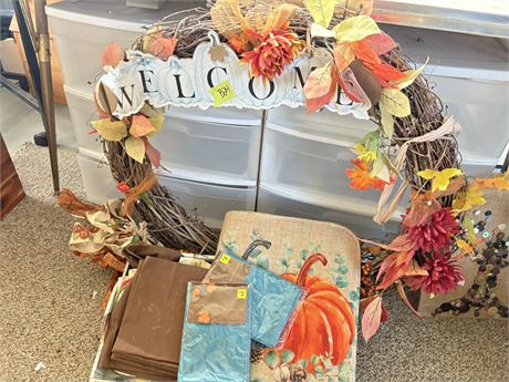 Fall Decor, Linens