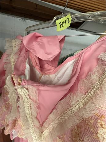 Civil War Reenactment Dress, Pink