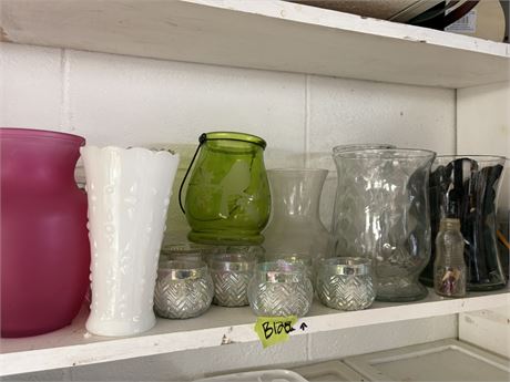 Decor, Glass Vases, Candle Holders
