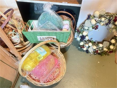 Baskets, Easter Decor,