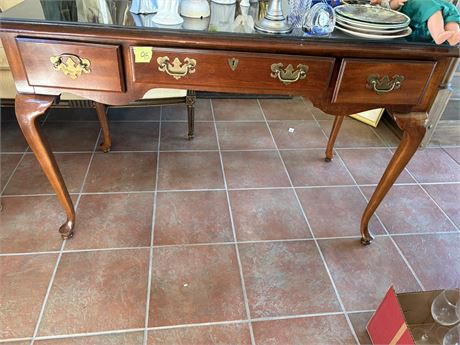 Glass Top Desk, American Drew