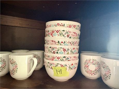 Bowls and Mugs, Martha Stewart Collection