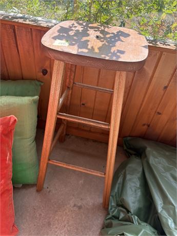 Wood Stool