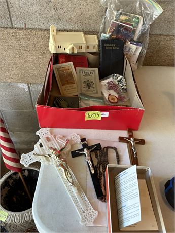 Religious Materials, Crucifix, Rosaries