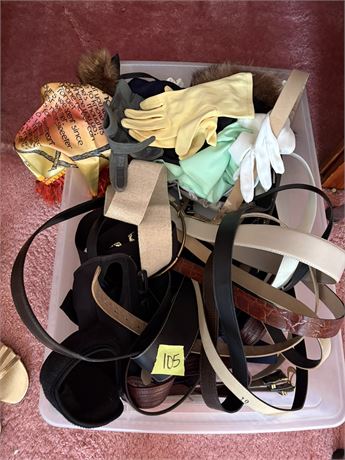 Belts, Gloves, Misc