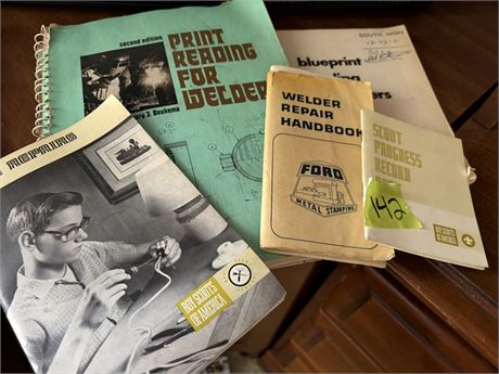 Books, Welding, Boy scouts, Mechanical