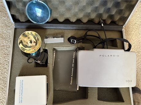 Polaroid Camera and Case, Missing Piece