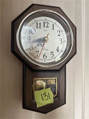 Small Regulator Wall Clock
