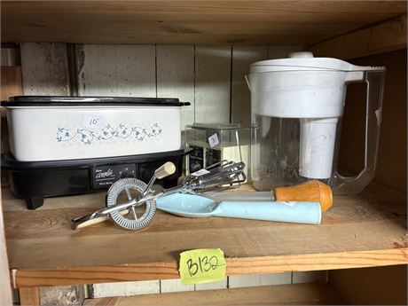 Kitchen Items, Roaster, Hand Mixer