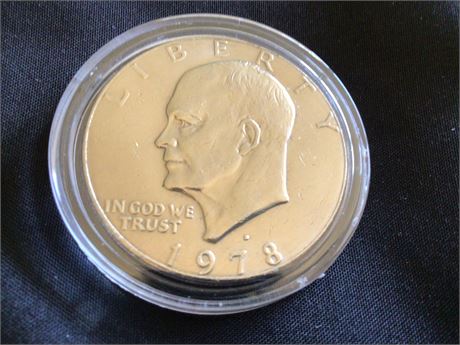 1978- D Eisenhower Dollar Coin