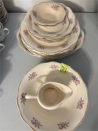 Dinnerware, Vanity Fair, Keystone Pottery