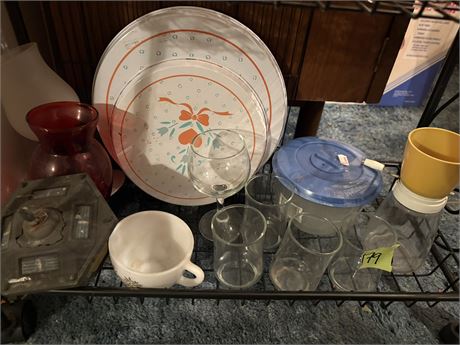 Plates, Glassware