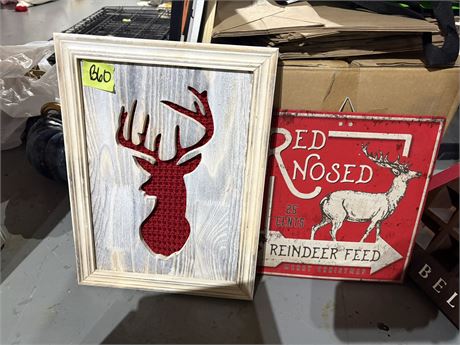 Reindeer Wall Decor