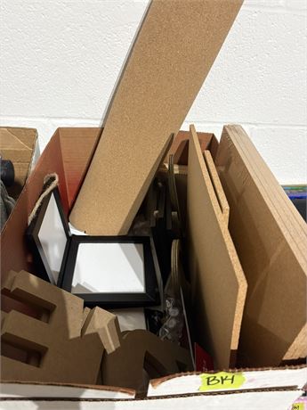 Cork Boards, Cork Roll, Picture Frames, "LOVE"