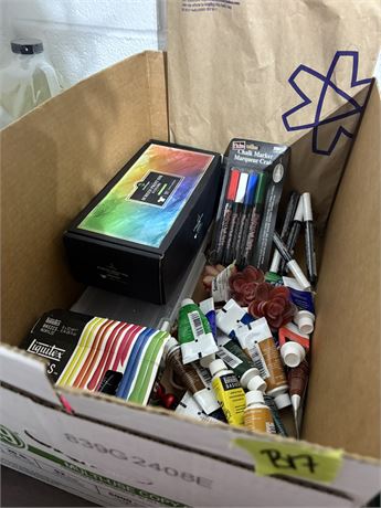 Crafting Supplies, Paints, Chalk Markers