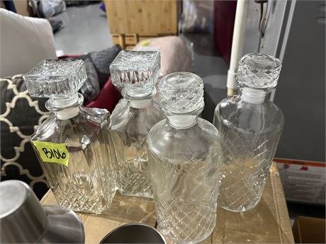 Glass Liquor Decanters
