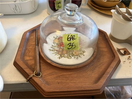 Vintage Goodwood Cheese and Cracker Tray