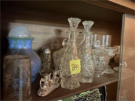 Glasses, Glass Oil & Vinegar, Misc