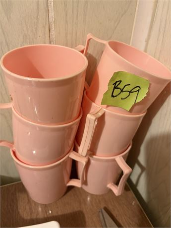Pink Plastic Cups