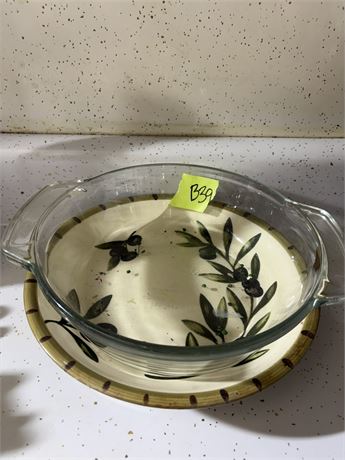 Glass Dish, Williams-Sonoma Dish