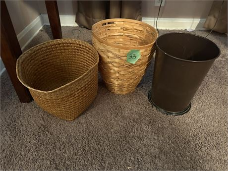 Baskets, Trash Can