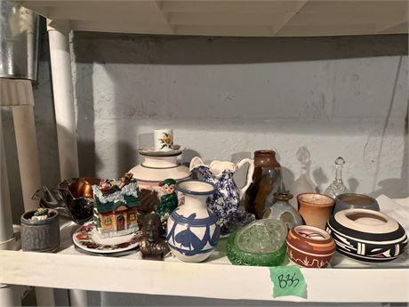 Decor, Pottery, Paper Weight, Glass