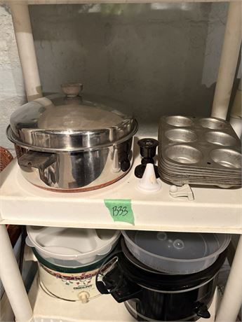 Pans, Crock Pot, Snack Tray