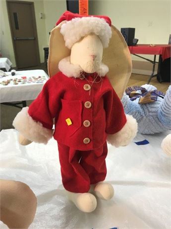 Homemade Christmas Bunny