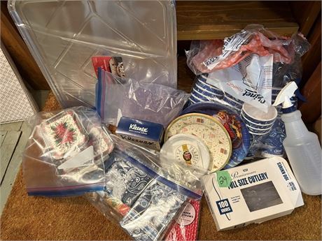 Disposable Plates, Cups, Cutlery