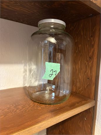 Large Glass Jar with Lid