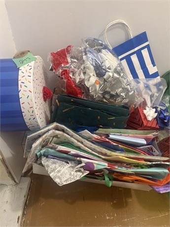 Gift Bag and Box Lot