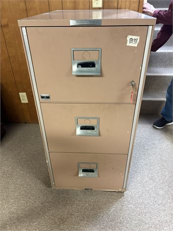 Fireproof File Cabinet, Remington Rand Citadel Safe-HEAVY-basement
