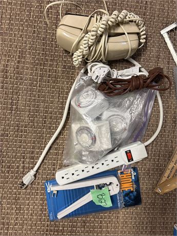Extension Cords, Timers, Phone