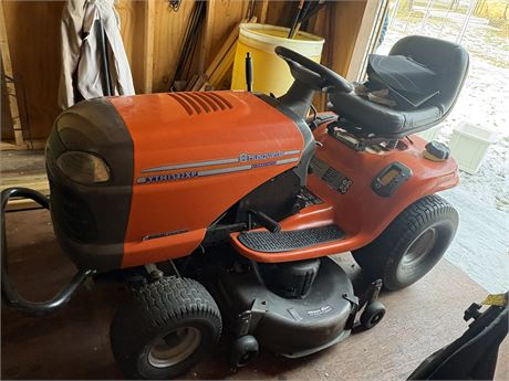 Husqvarna Hydrostatic Tractor with Double Bagger (Runs, Serviced)