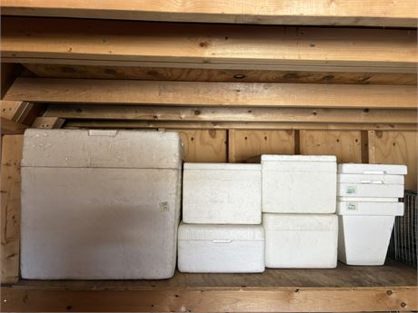 Styrofoam Coolers