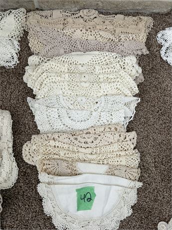Vintage Crocheted Lace Table Rounds