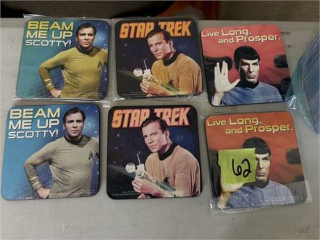 Vintage Star Trek Coasters