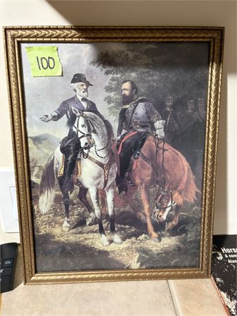 Wall Art "The Last Meeting of Robert E. Lee and Stonewall Jackson"