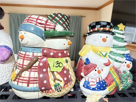 Snowman Canisters (2)