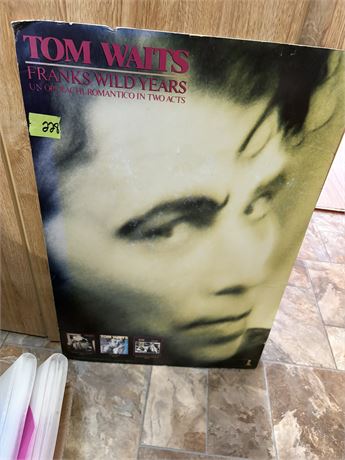 Large Tom Waits Poster