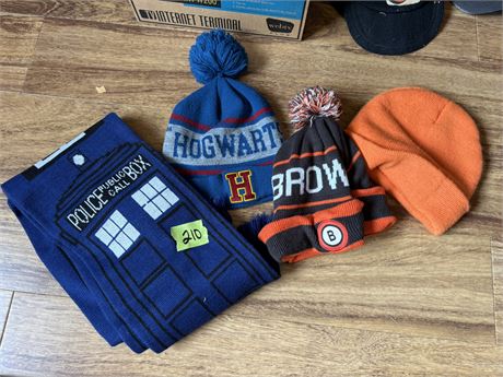 Winter Hats and Scarf, Hogwarts, Browns