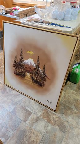 Wall Art Oil Painting, 1970's
