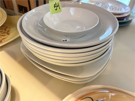 White Dishes
