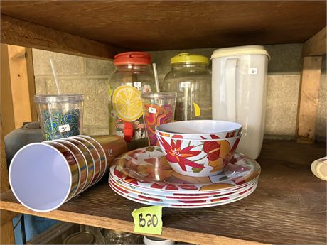 Plates, Pitchers, Cups