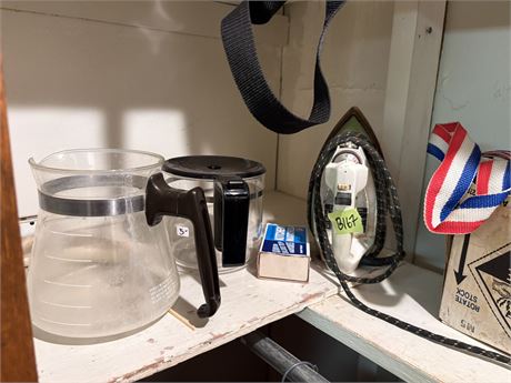 Iron and Coffee Pots
