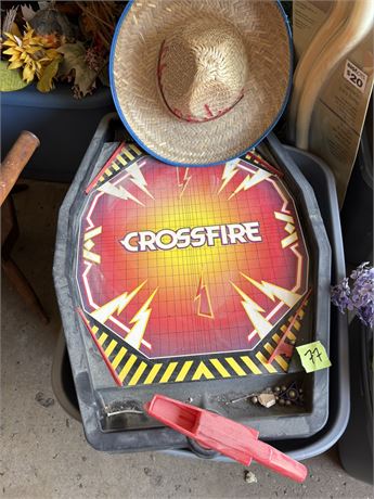 Vintage Toys and Games, Light Brite,  Crossfire (Tote Not Included)
