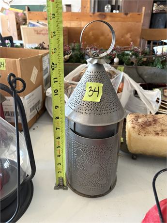 Tin Candle Lantern