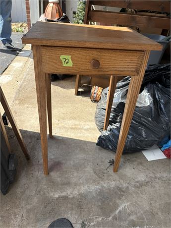 Wood Side Table