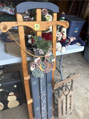 Decorative Sleds